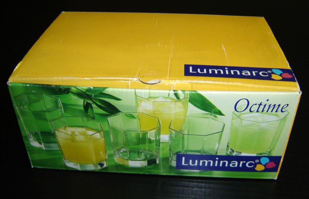 Новый набор из шести стаканов французской марки Luminarc