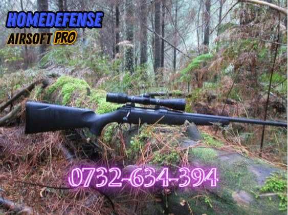 Pusca Airsoft FullMetal PutereMAXIMA 7jouli Bile+Luneta