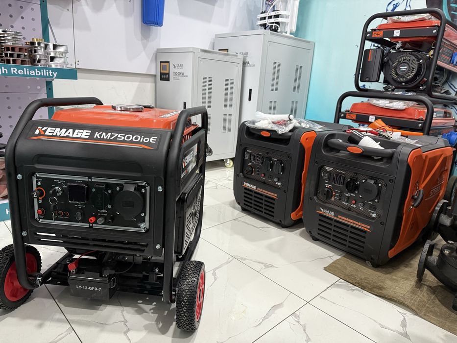 Kemage KM7500ioE-5 квт инверторли генератор движок 5kva generator