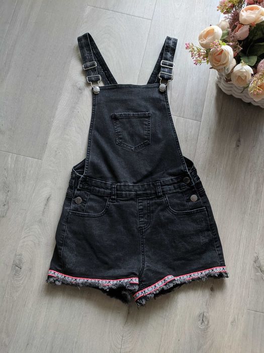 Salopeta denim  10-11 ani, pentru role/biciclete