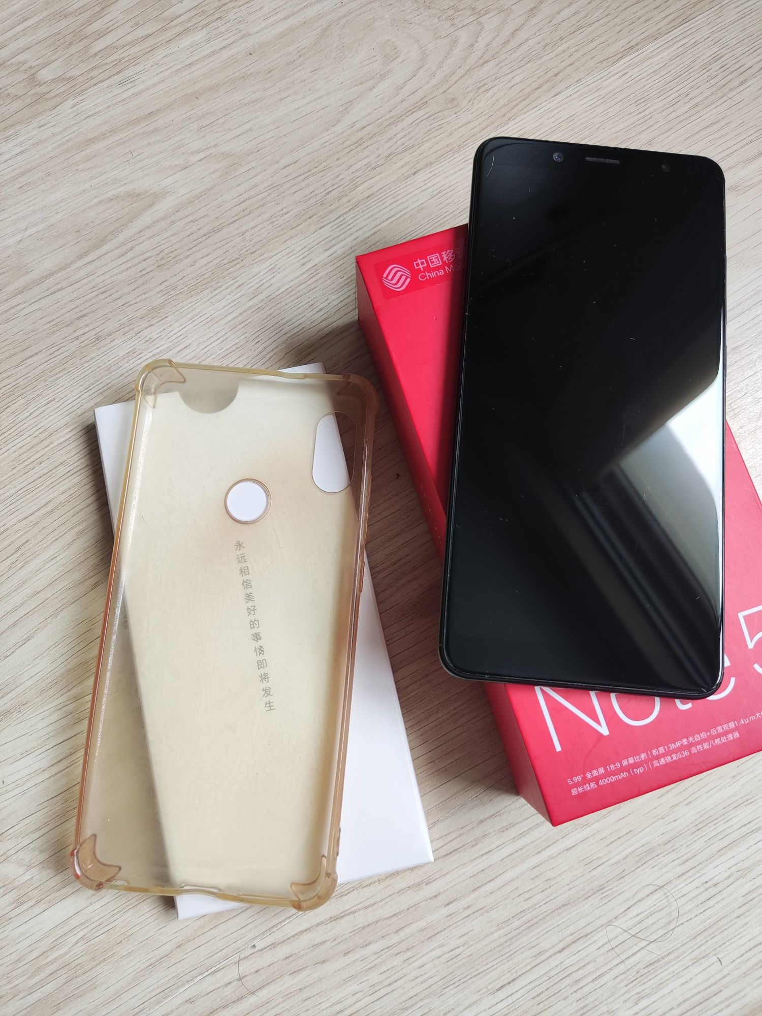 Xiaomi Redmi Note 5 4/64GB, black - запазен, пълен комплект