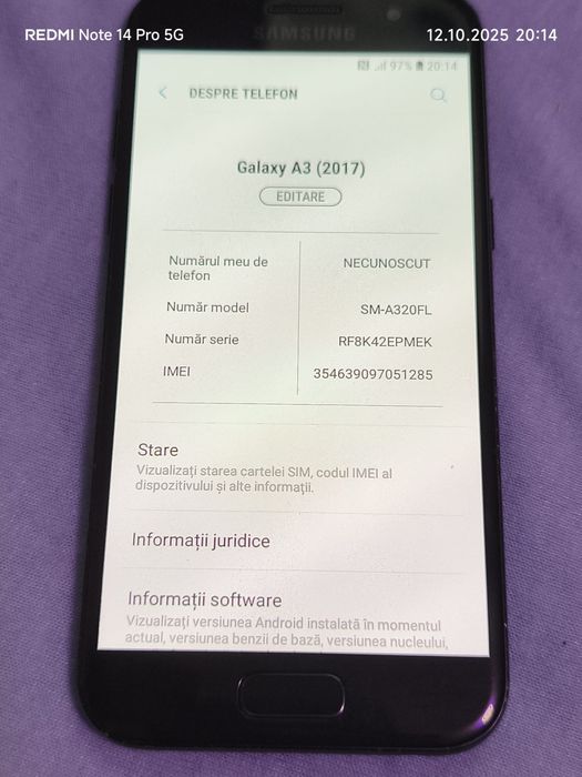 Samsung a3/2017 livrare prin olx