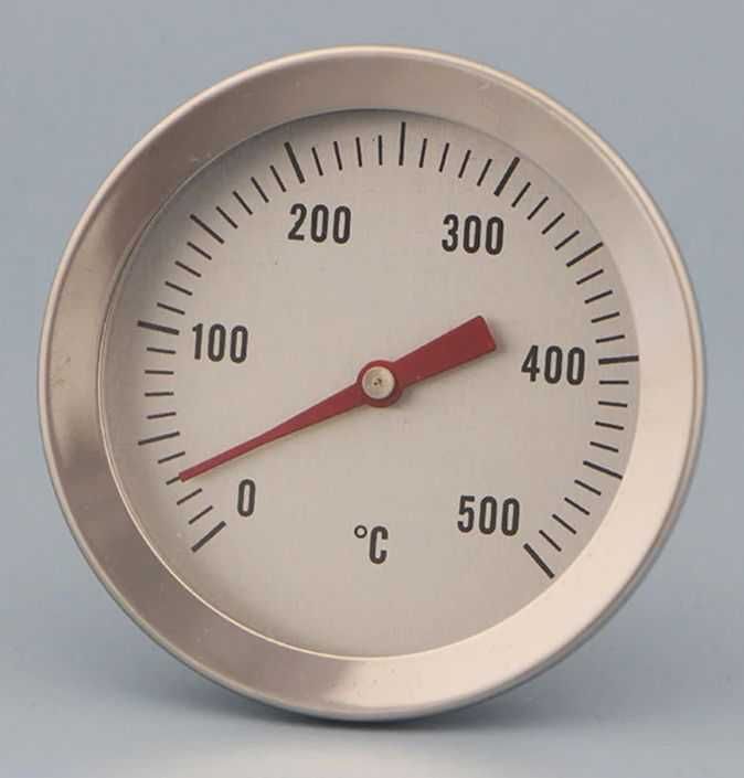 Termometru inox gratar afumatoare cuptor barbeque grill 500gC tija 7cm