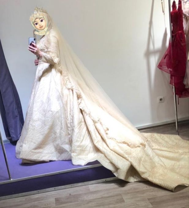 Свадебное платье для покрытых девушек