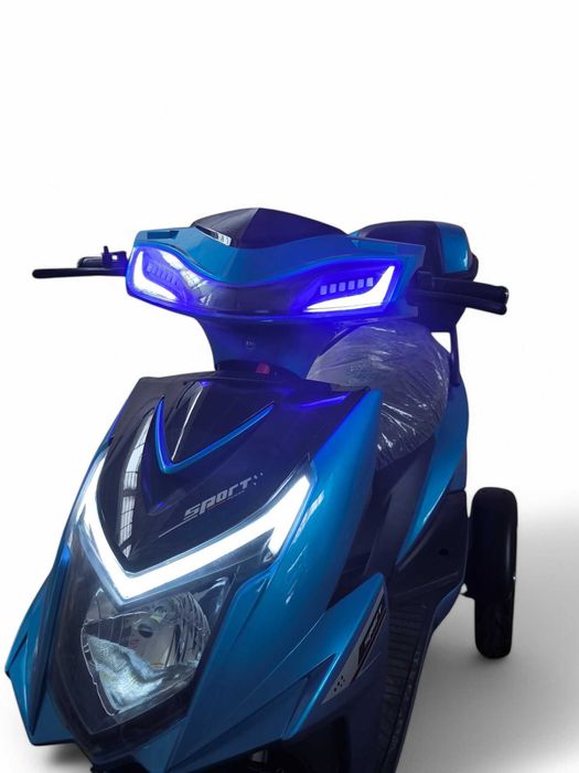 Електрически скутер-триколка Electric Sport 2000W - Синя