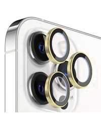 Iphone 13/14/15 PLUS PRO MAX Protectie/Folie Camera Cerc Metalic