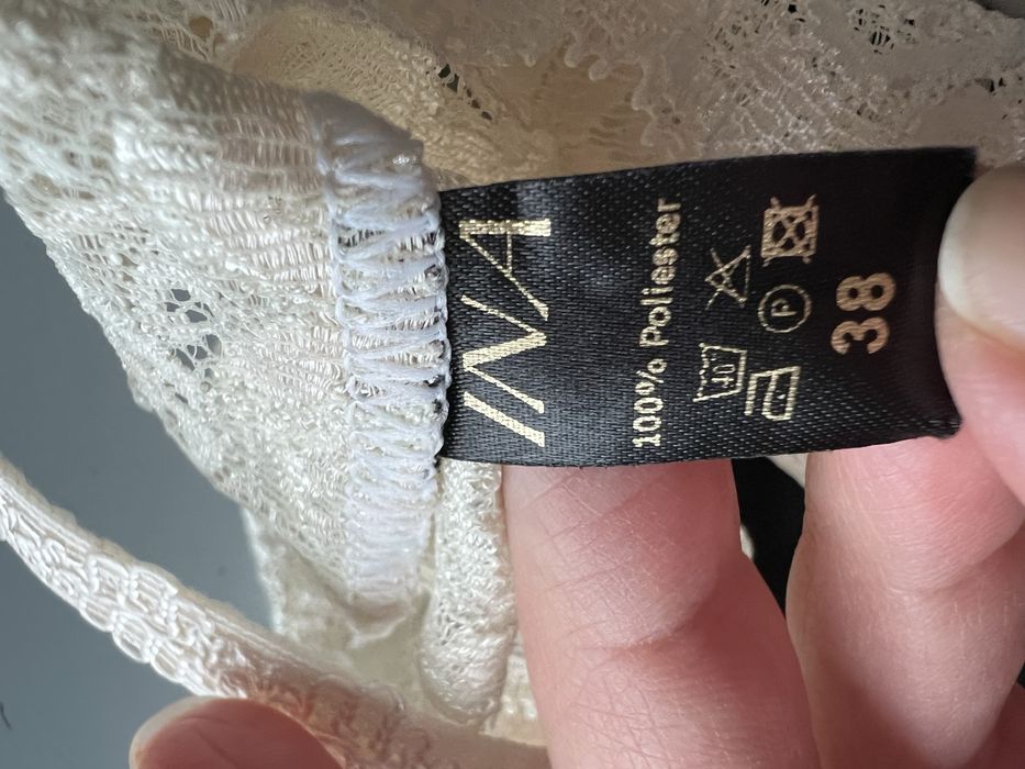 Compleu set neglijeu camasa de noapte si chilot tanga dantela 38/M