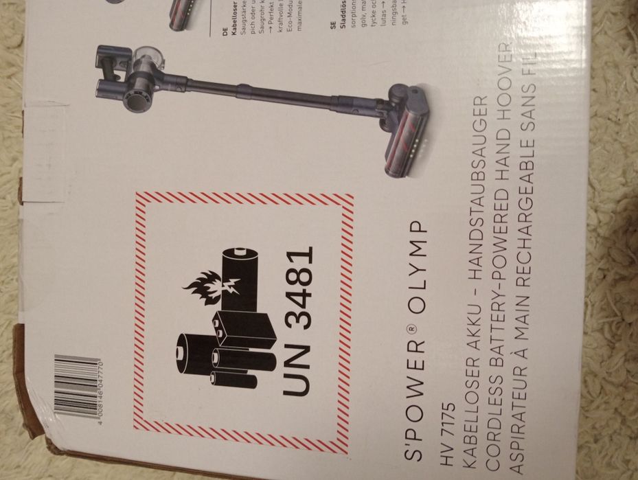 Vând aspirator fara fir