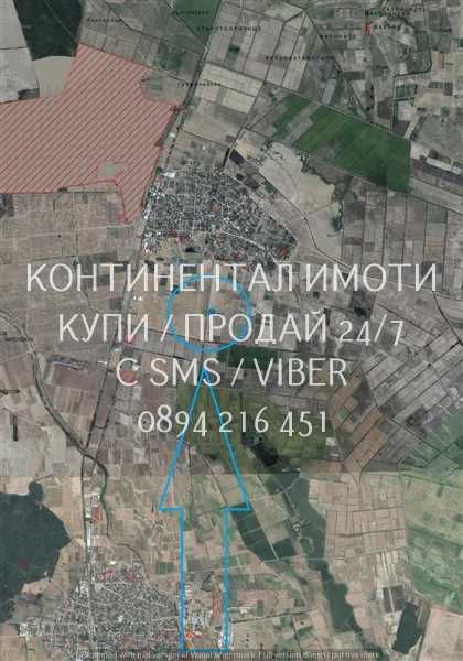 Поземлен имот 10дка на 700м къщи, засят с череши - код 63063