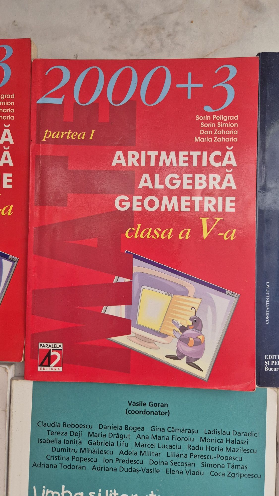 De vânzare culegeri Matematica - manual franceza - reviste educative