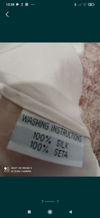 CAPOT damă,din pură mătase naturală.De la INTIMISSIMI NOU