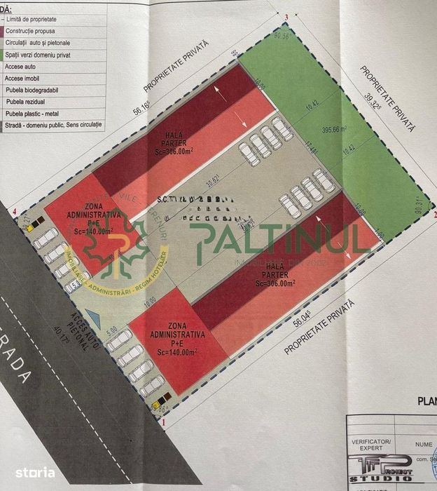 Teren cu autorizație pentru 2 hale – deschidere 40 ml Șelimbăr, Sibiu