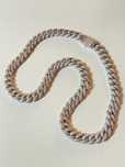 Lant argint iced cuban link 100gr / 55cm