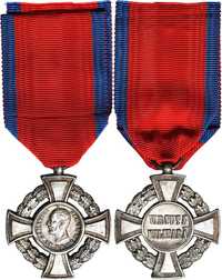 Medalia - Virtutea Militară 
Model: II, de război
Clasa: a II-a
