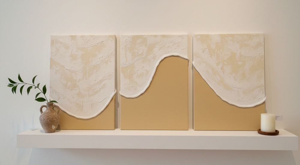 Триптих картина на тема море