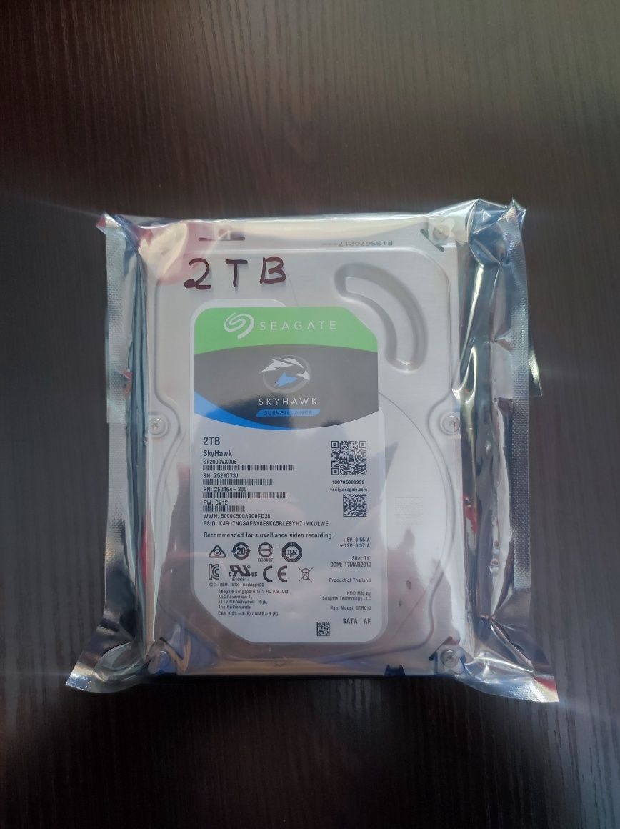 Жесткий диск Seagate SkyHawk 2/4/6/8/10 ТБ