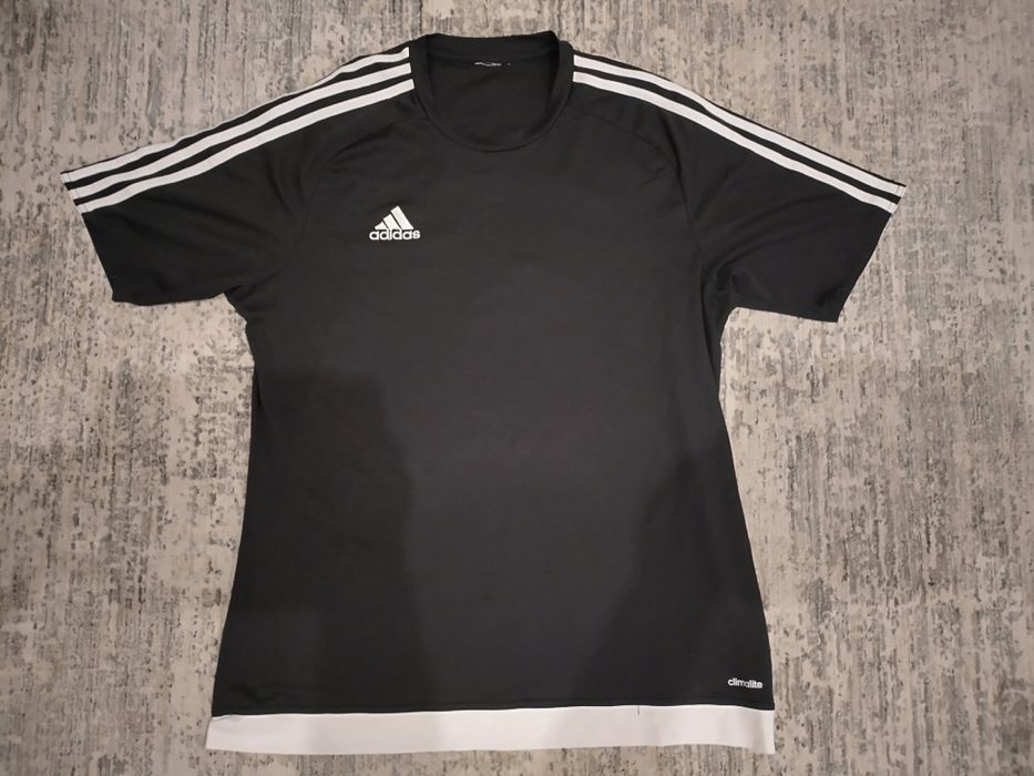 Черна спортна тениска Адидас