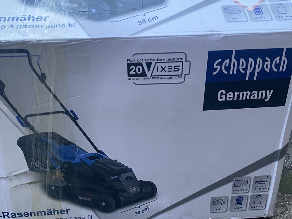 Акумулаторна косачка Scheppach