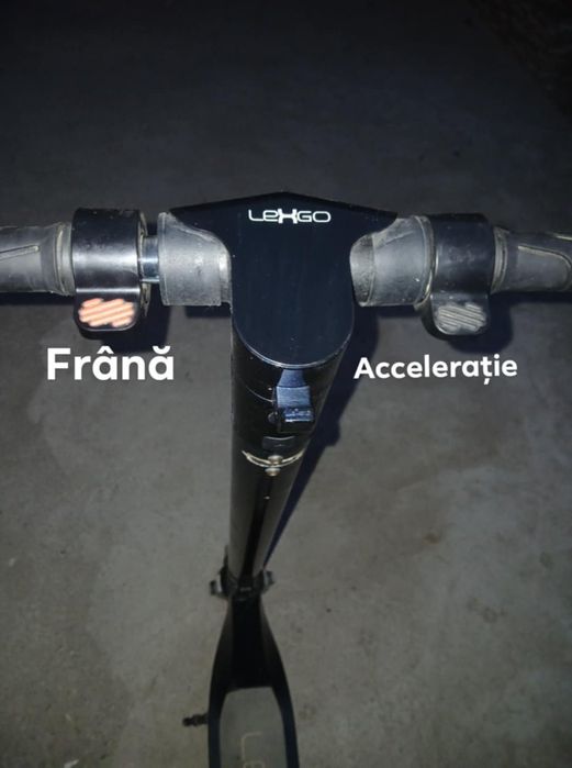 Trotinetă electrică  Lexgo ,în stare funcțională,20 km/h,are 3 viteze.