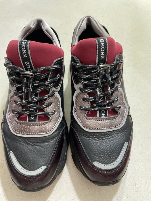 Sneakers din piele naturala Bronx.