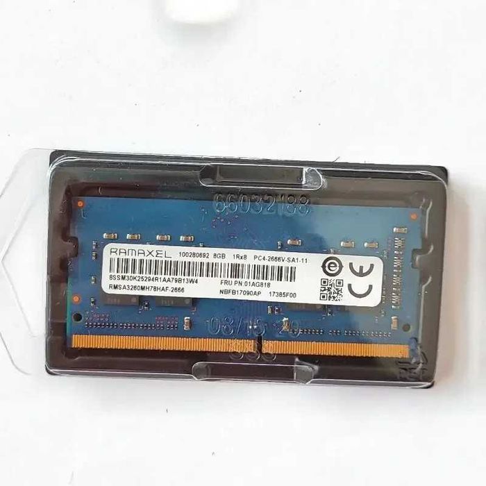 Оперативная память для ноутбука so-simm  Ramaxel 8Gb DDR4 2666MHz