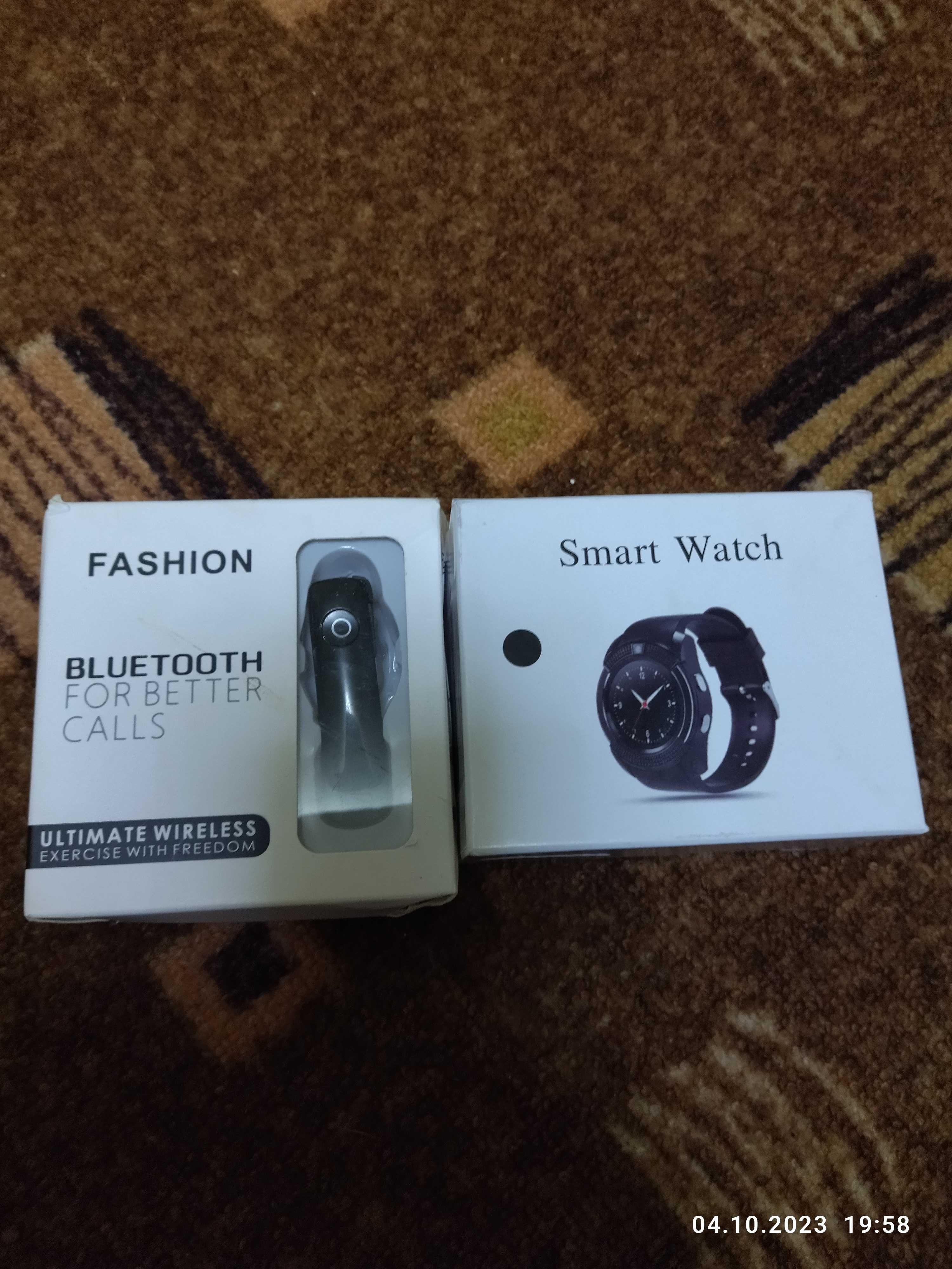 Smartwatch+ casca bluetooth