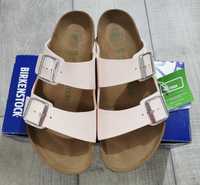 Papuci Birkenstock Arizona Vegan Birko-Flor Nubuck Lught Rose 40