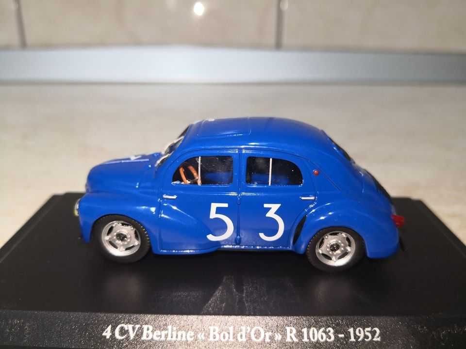 Renault 4CV Berline Bol d'Or R 1063 - 1952, macheta auto scara 1:43