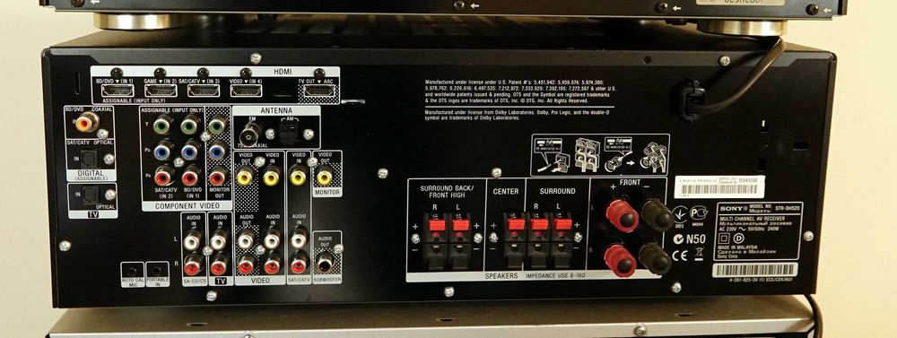 --Receiver (Amplituner) Sony STR-DH520 , Receiver Denon AVR-1312