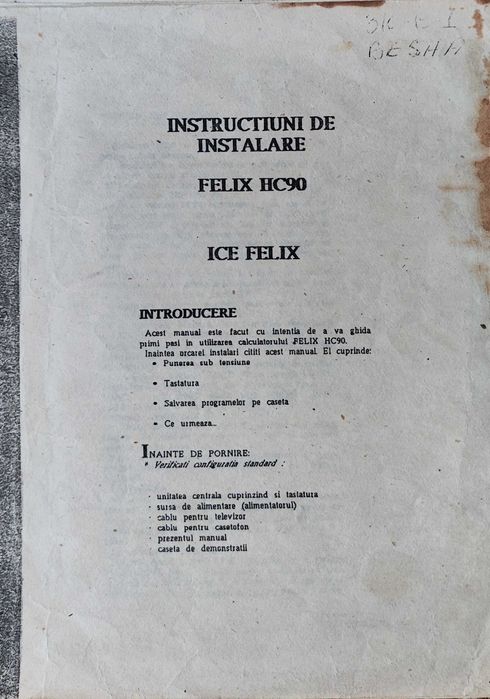 HC 90 Ice Felix (Home Computer Romanesc)
