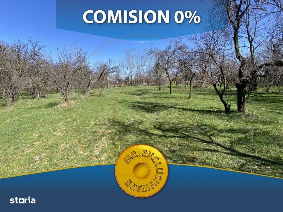 Teren Intravilan 3470 MP - Bradu, Arges - Toate utilitatile-0% COMISIO