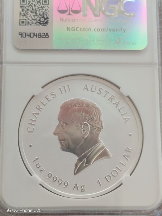 Сребърна монета-1 oz Year of the Snake