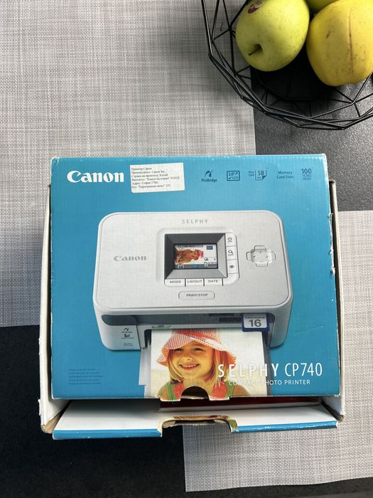 Компактен Принтер За Снимки Canon Selphy CP740