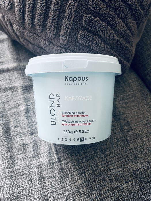 пудра Kapous для осветления «открытых техник»