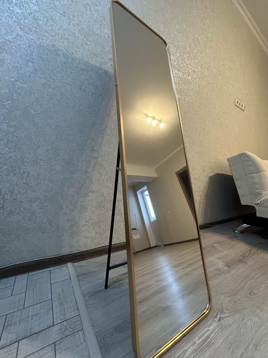 Зеркало напольное, настенное, цвет золото