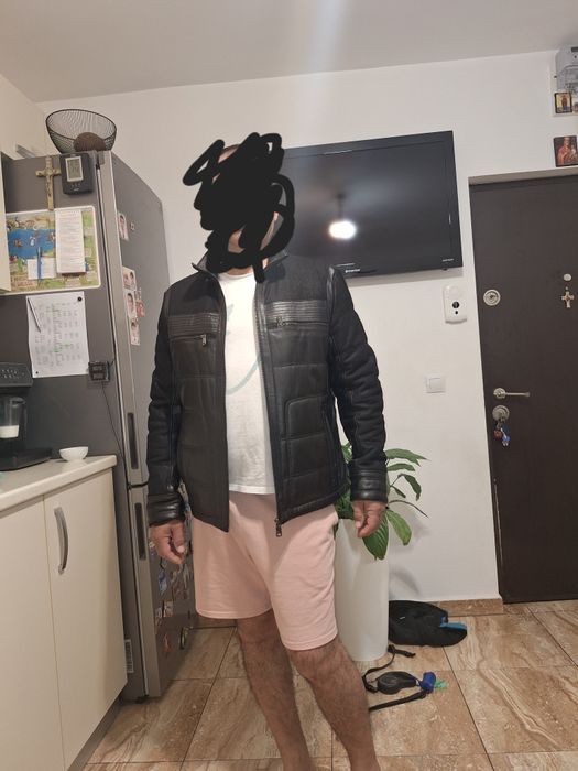 Geaca piele naturala barbati
