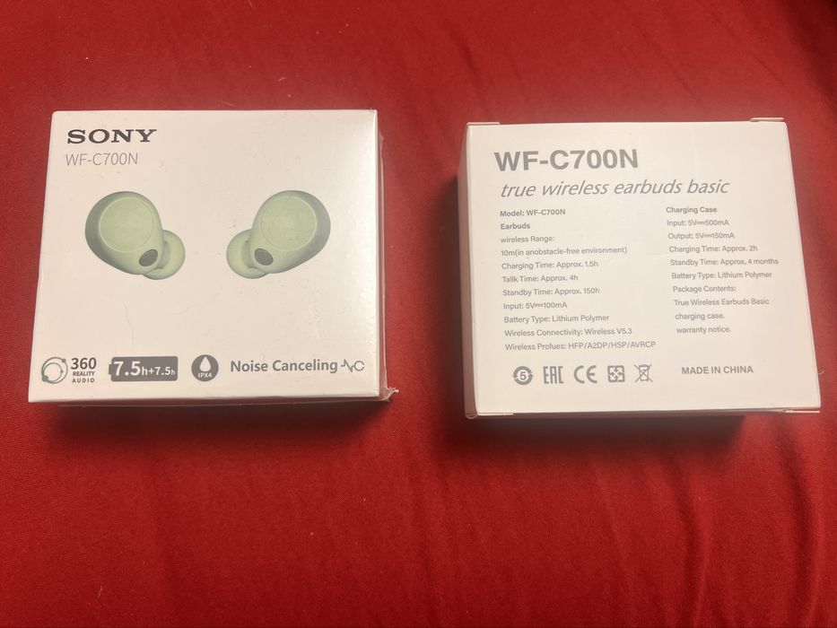 Casti wireless tip Sony Buds wf-c700n - sigilat