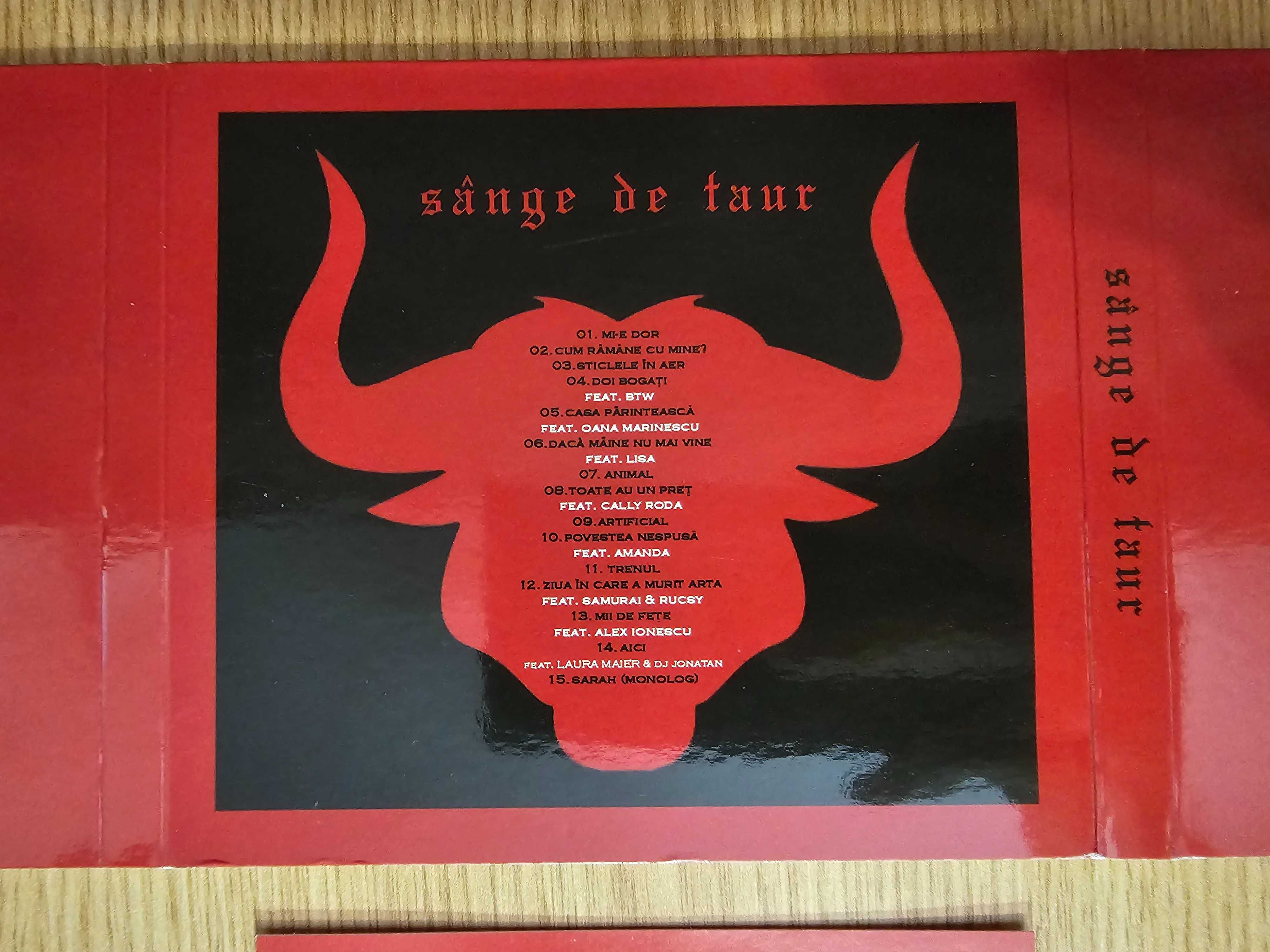 Album audio/video "F. Charm - Sange De Taur" - Semnat + Sticker