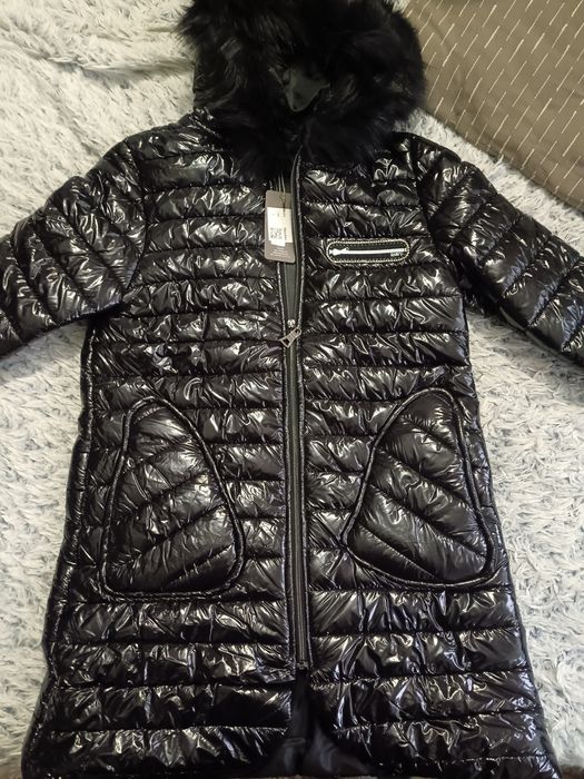 Geaca lunga matlasata