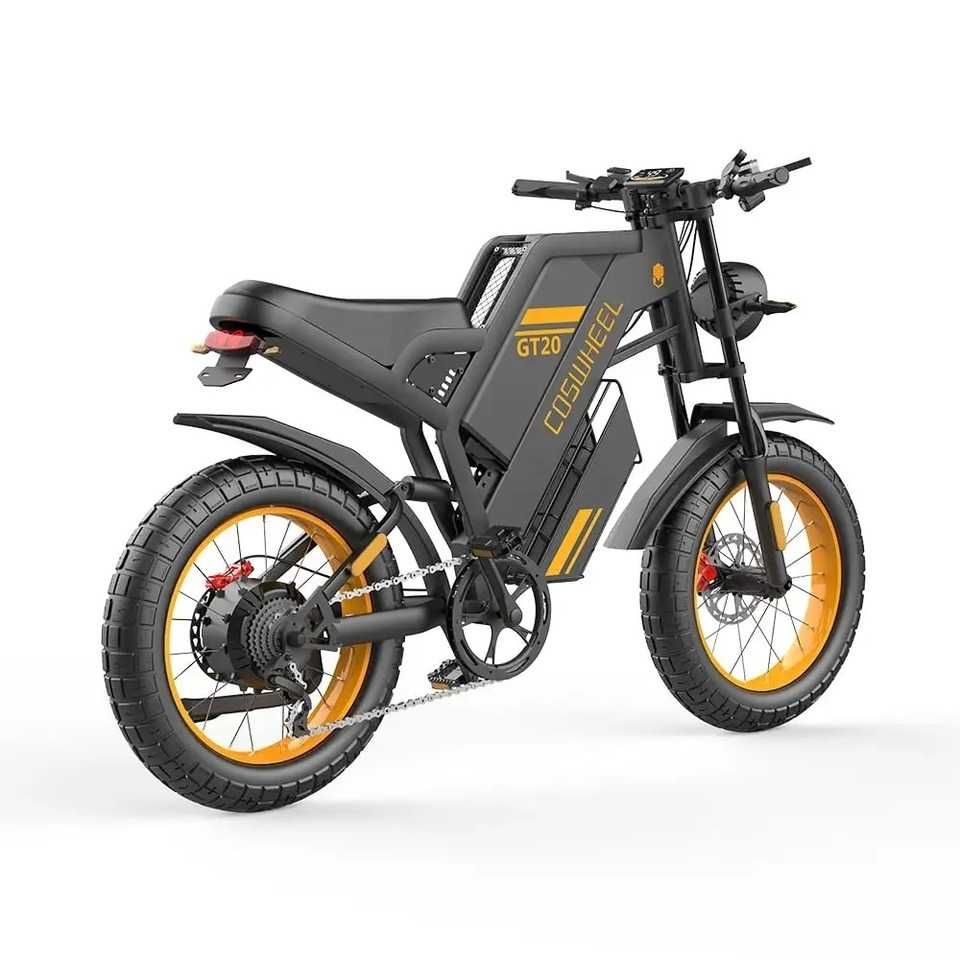 Bicicleta Electrica COSWHEEL GT20, Motor 1500W, 60 km/h, 48V 25AH