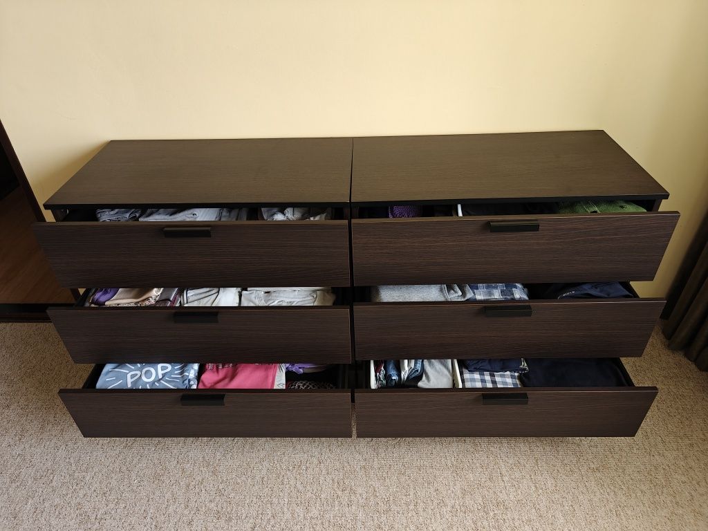 Comodă IKEA cu 3 sertare 75x40x77 cm (75x40x84 cm), stare excelentă