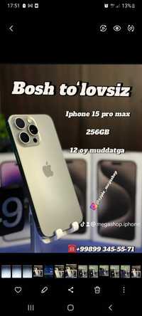 MUDDATLI TO'LOV Iphone 15 pro max  256 gb