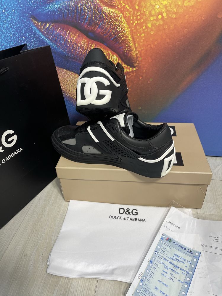 Adidasi Dolce Gabbana piele naturala Full Box colectie noua