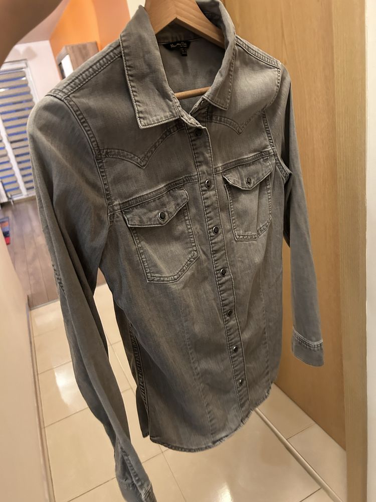 Дънкови ризи Massimo Dutti- Xs, S размер