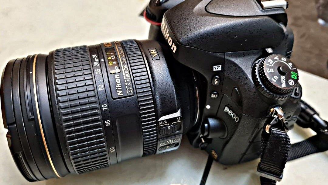 Nikon d600  nikkor 80-200 III F.2.8 Nikkor 24-120 f 4 nikkor 50 1.8