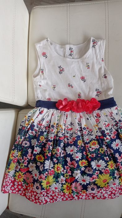 Детска рокля памук с еластан
