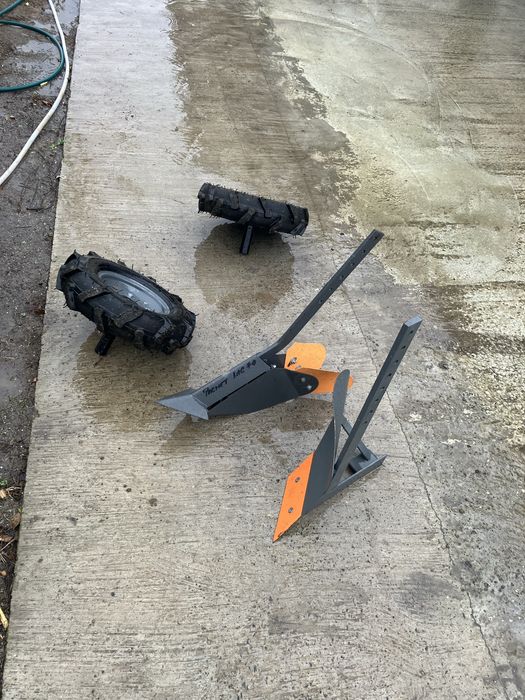 Accesorii motocultor roti, rarita, plug O'mac, Ruris