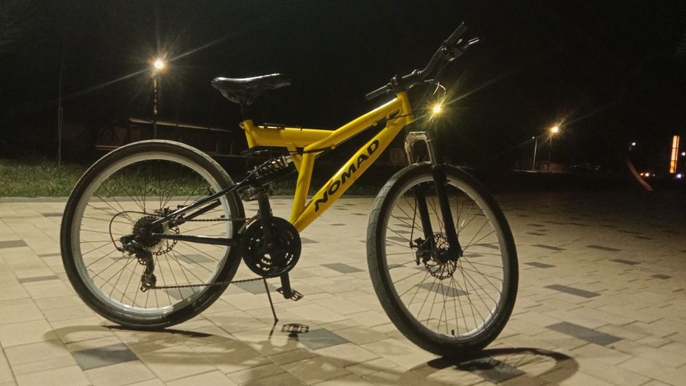 Двухподвесный велосипед