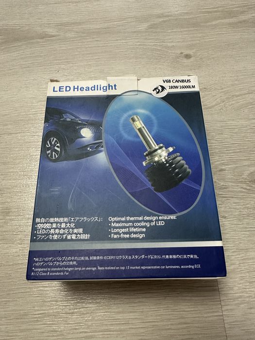 Bec led H4 - 360 grade / 180w / 16000Lm / 12V - Pret Redus