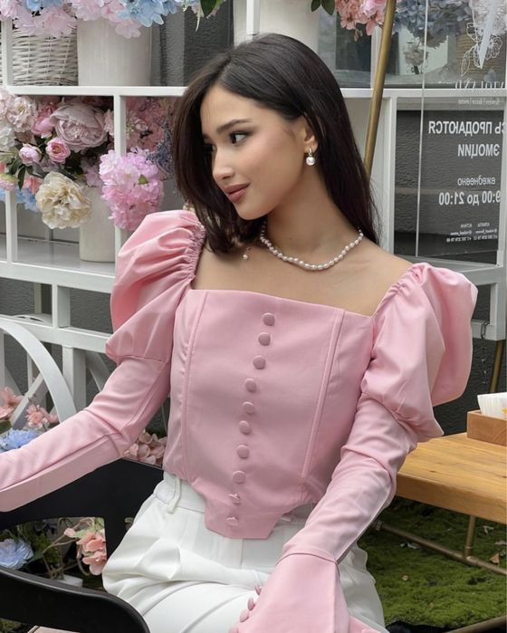 Продам красивую розовый топ